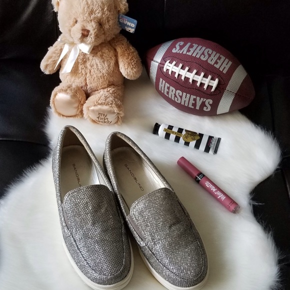 Silver glitter slip on - Picture 4 of 4